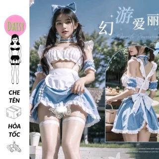 [CÓ BIGSIZE 40-80KG] Cosplay nàng hầu gái Nhật Bản 2 cách mặc gợi cảm - váy ngủ hóa trang The Maid Lolita sexy