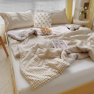 Chăn hè cotton đũi 3 lớp zarahome nhập khẩu 2m3x2m mềm mịn siêu mát lạnh