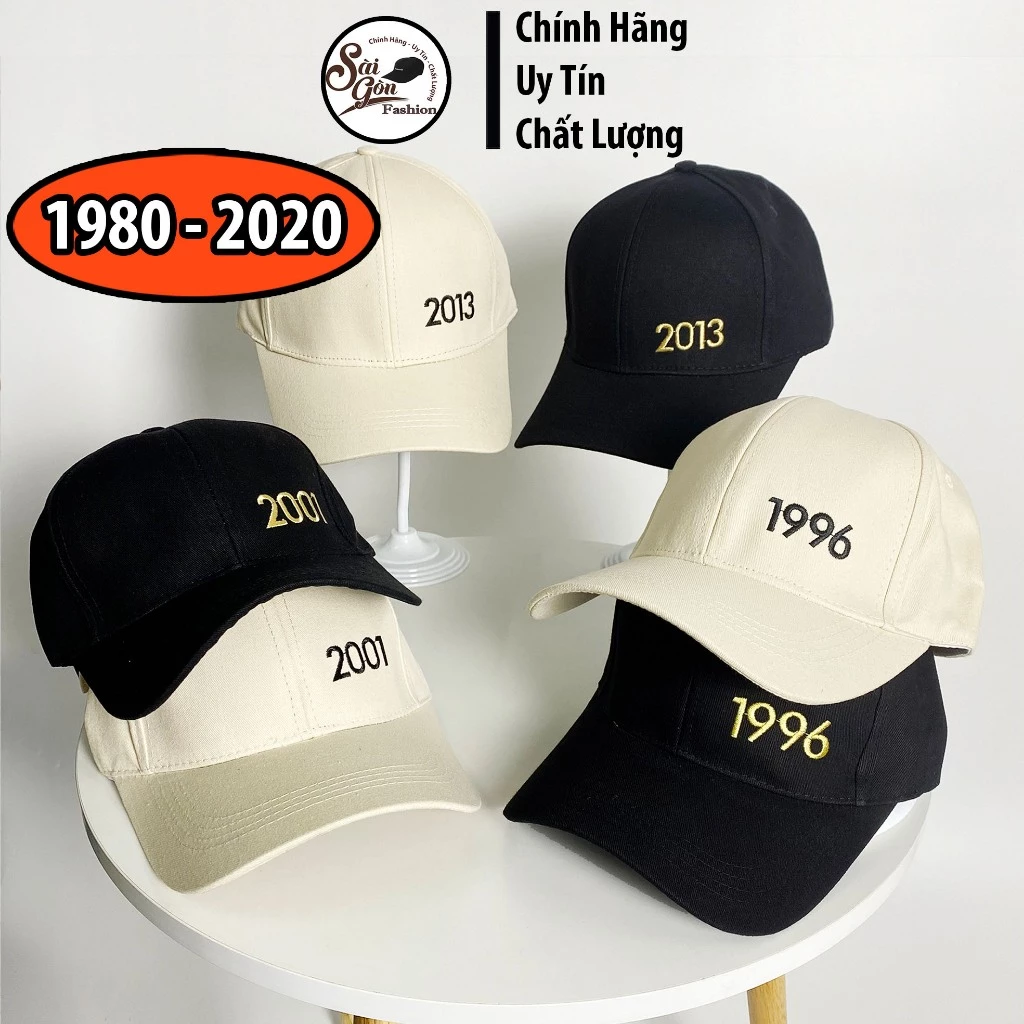 Mũ lưỡi trai năm sinh | Nón kết thêu chữ Memorie phong cách Hàn Quốc Unisex Nam Nữ 2024