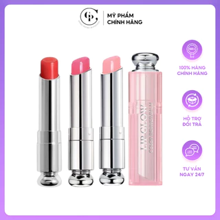 Son Dưỡng Dior Lip Glow Màu 001 - 004 - 008 - 033 Giữ Môi Mềm Mọng (Tem phụ Hàn)