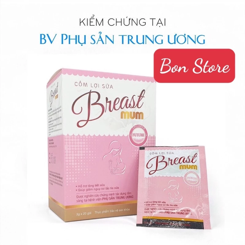 [VIỆN PHỤ SẢN TRUNG ƯƠNG] Cốm lợi sữa Breast Mum– Sữa về tràn trề sau 3-5 ngày -Tăng cường số lượng và chất lượng sữa mẹ