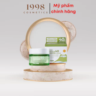 Kem dưỡng trắng da rau má Prettyskin The Pure Jeju Cica 40 Ceramide Cream PrettySkin