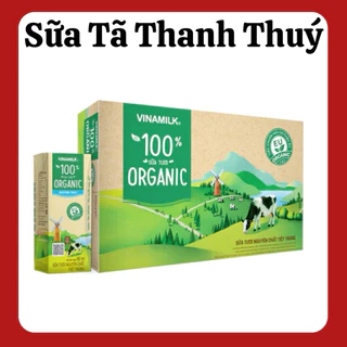 Thùng 48 Hộp Sữa Tươi Vinamilk Organic 100% - 48 hộp x 180ml