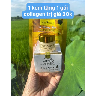 Kem face xưa hà thị mẫu mới (chính hãng mua 1 tặng 1 gói collagen ủ trắng da )