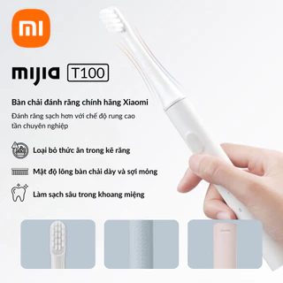 Bàn Chải Điện Xiaomi Mijia T100, Chăm Sóc Răng Miệng, Tần Số Rung Cao, Chống Nước IPX7