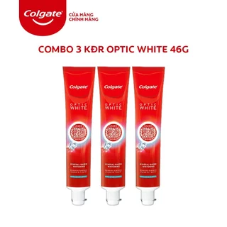 [HB gift] Bộ 3 Kem đánh răng Colgate làm trắng & sáng răng Optic White 46g