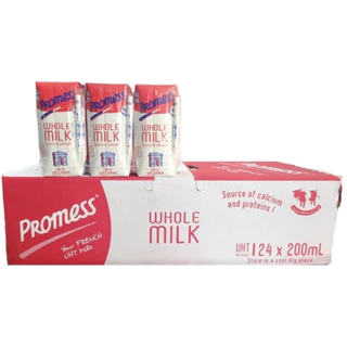 Thùng 24h 200ml Sữa tươi Pháp Promess date 1/2025