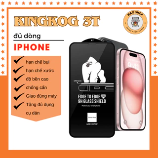 Kính cường lực KingKong cho iphone 11 pro max 12 pro max 13 promax x xr xs max 7 8 plus 14 15 14promax 15promax pro