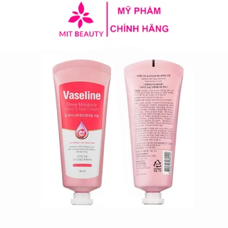 Kem dưỡng da tay Vaseline 60ml Hàn Quốc Mit Beauty dưỡng tay móng mềm mại trắng mịn hồng hào