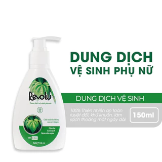 Dung dịch vệ sinh phụ nữ Revolu 150ml chiết xuất từ trầu không tự nhiên an toàn làm sạch, khử mùi, trẻ hóa