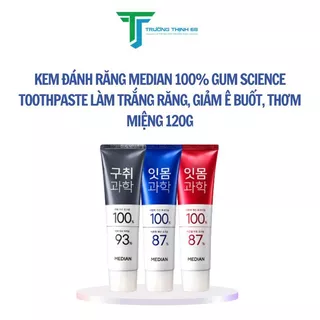 Kem Đánh Răng Median 100% Gum Science Toothpaste 120G