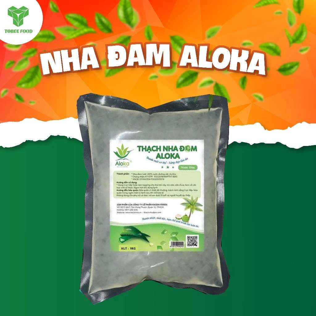 Nha Đam ALOKA 1kg- Thạch Nha Đa hương Trái Cây