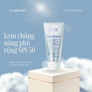 [TẶNG SAMPLE] Kem Chống Nắng Sun Shield Matte Broad Spectrum SPF 50 Premium (80g)