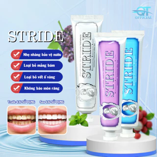 Kem Đánh Răng hương vị thơm mát tươi mới, kem đánh răng giữ răng miệng sạch sẽ, bảo vệ nướu và răng miệng STRIDE
