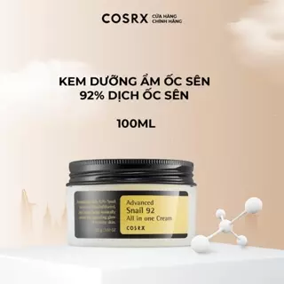 [Quà] Kem dưỡng ẩm ốc sên tái tạo, phục hồi và ngăn ngừa nếp nhăn lão hóa COSRX Advanced Snail 92 Cream All in one 100g