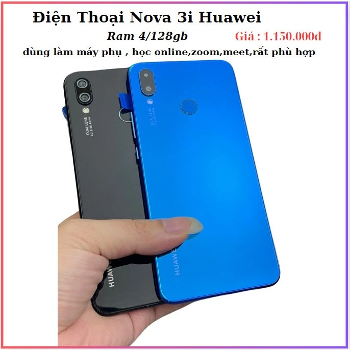 Điện Thoại Nova 3i Huawei Ram 4/128G lên vỏ mới