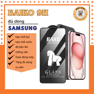 Cường lực Baiko Samsung A15 A14 A13 A12 A22 A23 A24 A25 A30 A31 A32 A33 A34 A50 A51 A52 A53 A54 A71 A72 A73 M12 M13 (M)