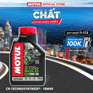 Dầu nhớt xe máy MOTUL 3100 GOLD 4T 10W40 0.8L