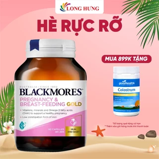 Viên uống Blackmores Pregnancy & Breast - Feeding Gold bổ sung vitamin và khoáng chất cho mẹ bầu và cho con bú (60 viên)