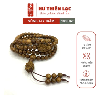 Vòng tay trầm hương 108 hạt - Mix charm nhiều mẫu