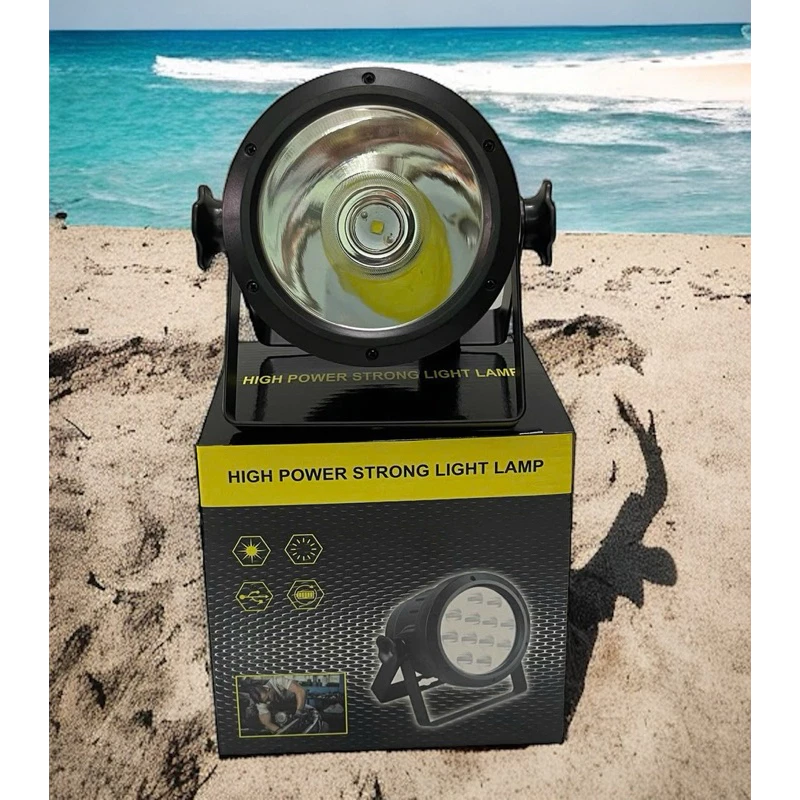 Đèn Pha LED Đèn Pin S08-1 Cầu Cảng Rọi Xa 18W
