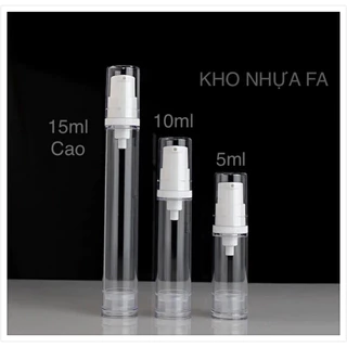 LỌ HÚT CHÂN KHÔNG 10ml 5ml 15ml 20ml - CHAI XỊT GIỌT / XỊT SƯƠNG chiết serum , xịt mỹ phẩm , xịt nước hoa, xịt tone