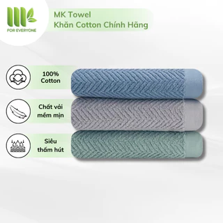 Khăn mặt cao cấp MK 100% cotton FK07 siêu thấm hút (40x78cm)