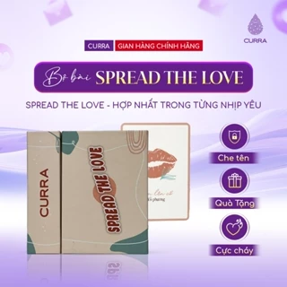 Bộ Bài Tình Yêu Thấu Hiểu Cảm Xúc Hâm Nóng Tình Cảm Cặp Đôi Spread The Love Curra 55 Lá Hộp Cứng Đẹp