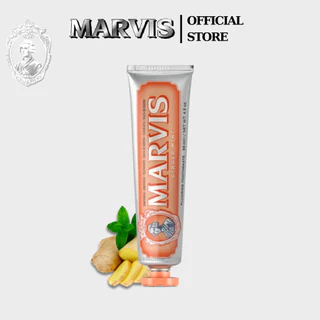 Kem Đánh Răng MARVIS Ginger Mint 85ML Hương Vị Bạc Hà Kết Hợp Với Gừng Tươi - Marvis