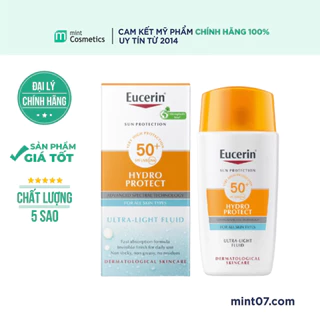 Kem Chống Nắng Eucerin Hydro Protect Ultra Light Fluid SPF 50+ 50ml