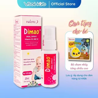 Vitamin D3 dạng xịt Dimao hỗ trợ hấp thu canxi 25ml