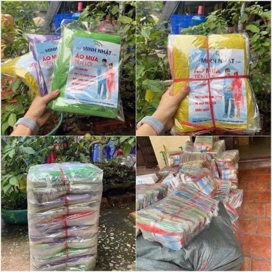 Áo Mưa Nilong Tiện Lợi Dải Dẻo, Rộng Rãi Mặc Nhiều Lần, Mã 5 Màu 5Kg HCM