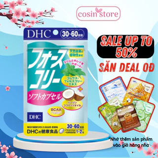 Viên Uống Giảm Cân Dầu Dừa DHC Forskohlii Soft Capsule 60 Viên 30 Ngày  Hỗ Trợ Giảm Cân Cosin Store