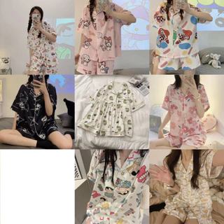 [8 MẪU] Set bộ Pyjama nữ mới nhiều hình dễ thương chất Kate