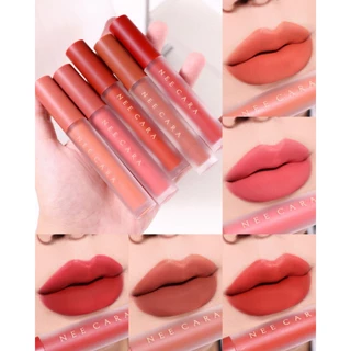 [THAILAND] Son Lì Nee Cara Velvet Matte Lip Glaze Thái Lan NA1961 Bền Màu Lâu Trôi  4g