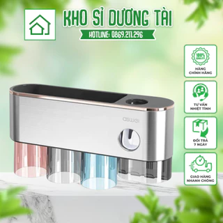 Bộ Nhả Kem Nam Châm ASWEI 💥 HÀNG LOẠI 1 💥 Kệ Để Bàn Chải Đánh Răng 2/3/4 Dạng Cốc Mẫu Mới 2024