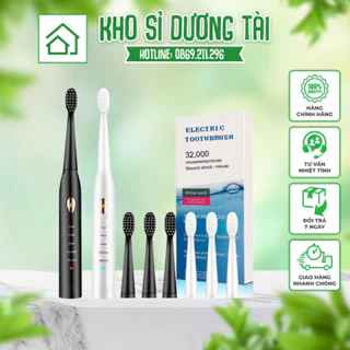 BỘ BÀN CHẢI ĐIỆN 💥 HÀNG LOẠI 1 💥 BÀN CHẢI ĐÁNH RĂNG 5 CHẾ ĐỘ CỰC HIỆU QUẢ NÚT VÀNG SANG TRỌNG