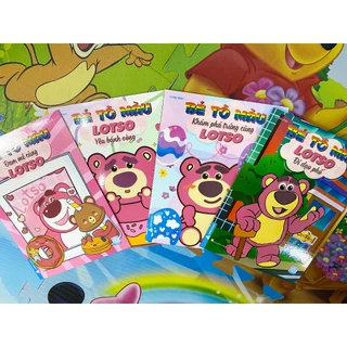 Tập tô màu cho Bé: Đam mê cùng Lotso (Combo 4 cuốn)