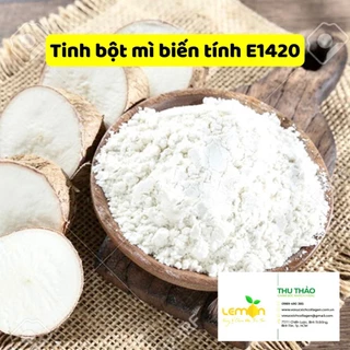 1Kg Tinh bột mì biến tính E1420 Ingredion Thái Lan giúp làm dày, tạo độ dẻo cho xúc xích, giò chả - SỈ GIÁ TỔT