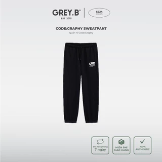 Quần Nỉ Bo Gấu Code:graphy Sweatpant GREYB Unisex Nhiều Màu Phong Cách Hàn Quốc