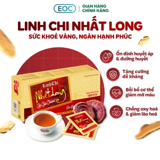 Trà Thảo Dược Linh Chi Nhất Long  - Ổn Định Huyết Áp, Giảm Tiểu Đường, Men Gan Cao, Mỡ Máu, Ngủ Ngon