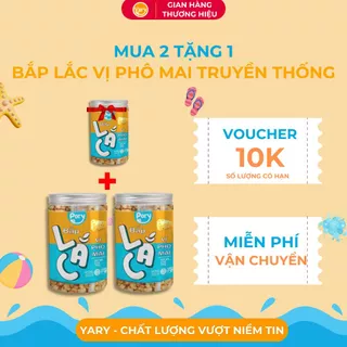 [MUA 2 TẶNG 1] Bắp Lắc Pory Vị Phô Mai hộp 200g, Bắp Chiên Giòn Lắc Phô Mai Đậm Vị, Bắp Chiên Mắm Ớt