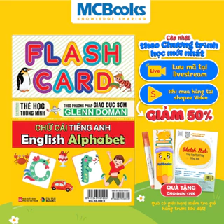Sách Flash Card - Thẻ Học Thông Minh Theo Phương Pháp Giáo Dục Sớm Glenn Doman - Chữ Cái Tiếng Anh - English Alphabet