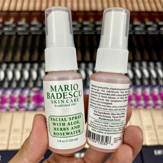 Xịt khoáng dưỡng da Mario Badescu lô hội, thảo dược và nước hoa hồng - 29mL