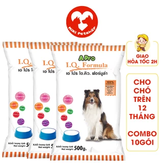 Combo 10 Túi - 5Kg Thức Ăn Hạt Cho Chó APro I.Q Dog Formula - Miki Petshop