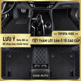 [Hàng có sẵn]Thảm lót sàn ô tô Toyota Vios 5D 6D đời 2008 - 2013, 2014 - 2022 BH 3 năm, dễ dàng lắp đặt, ôm khít form xe