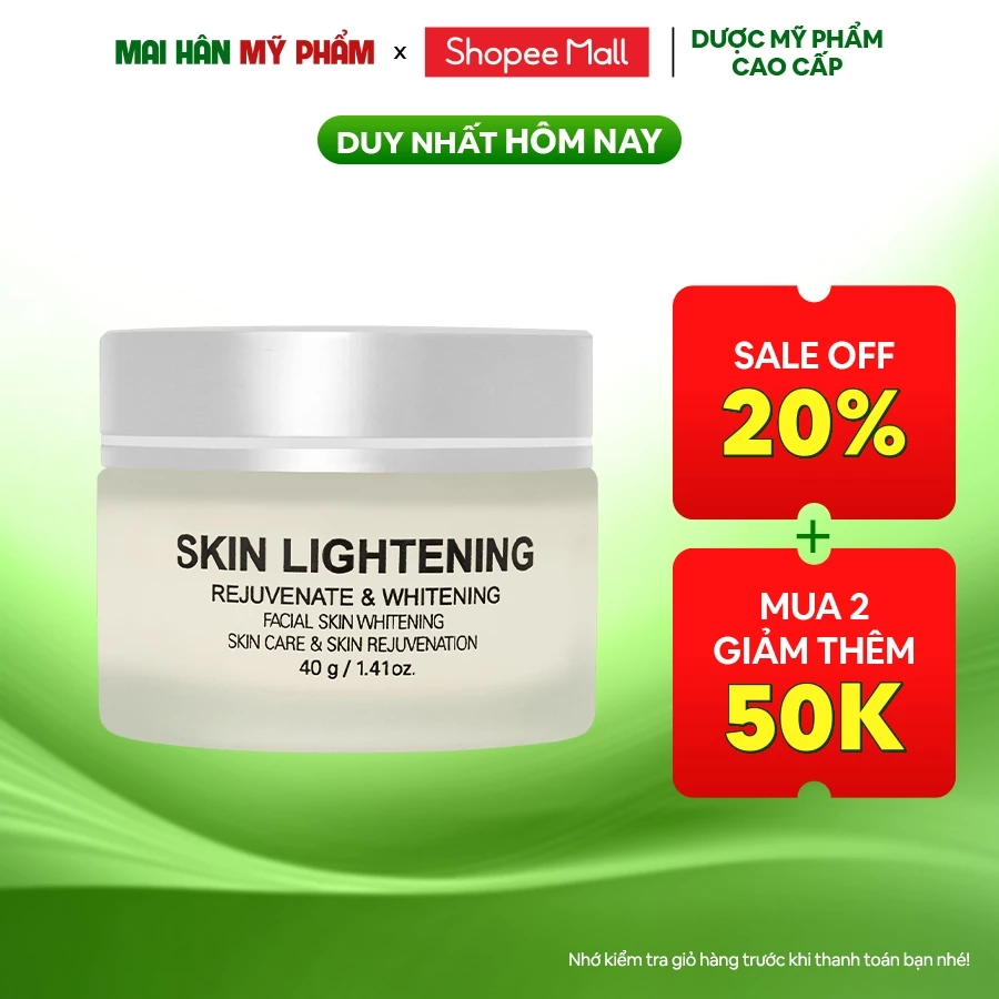 Kem dưỡng trắng da mặt chống lão hóa White Doctors Skin Lightening 40g - Mỹ Phẩm Mai Hân