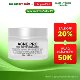 Kem ngừa mụn mờ sẹo thâm White Doctors Acne Pro 25g - Mỹ Phẩm Mai Hân