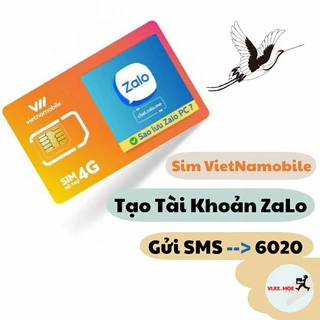 Sim Vietnamobile Chuyên Tạo ZaLo,Gửi SMS 6020