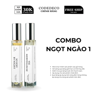 [COMBO NGỌT NGÀO 1] Tinh dầu thơm CODEDECO So Sexy By Night + CODEDECO Vie Merveilleuse 10ml dạng xịt